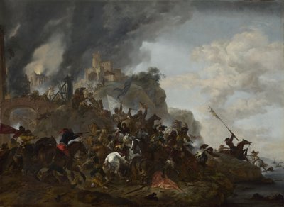 Cavalerie faisant une sortie d